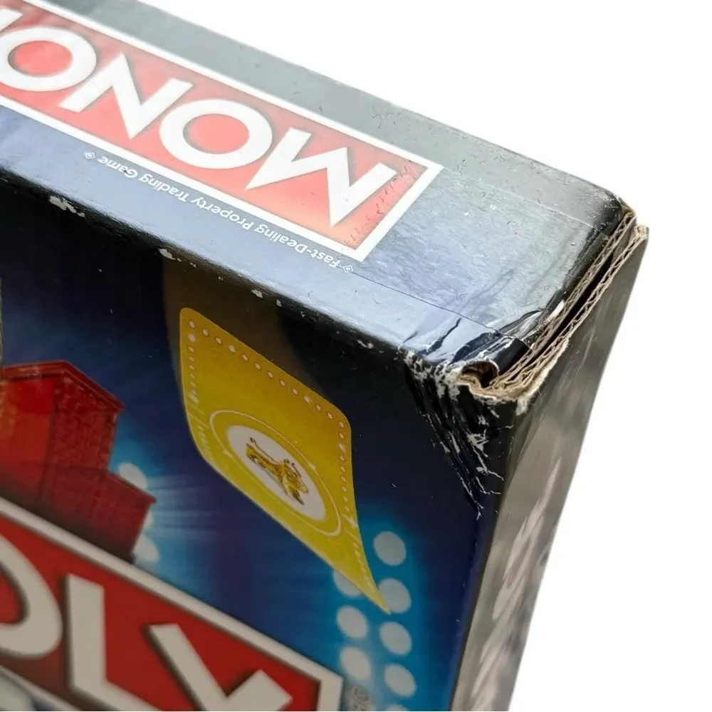 Monopoly Chance Kids Family Board Game Screen-Free Fun.